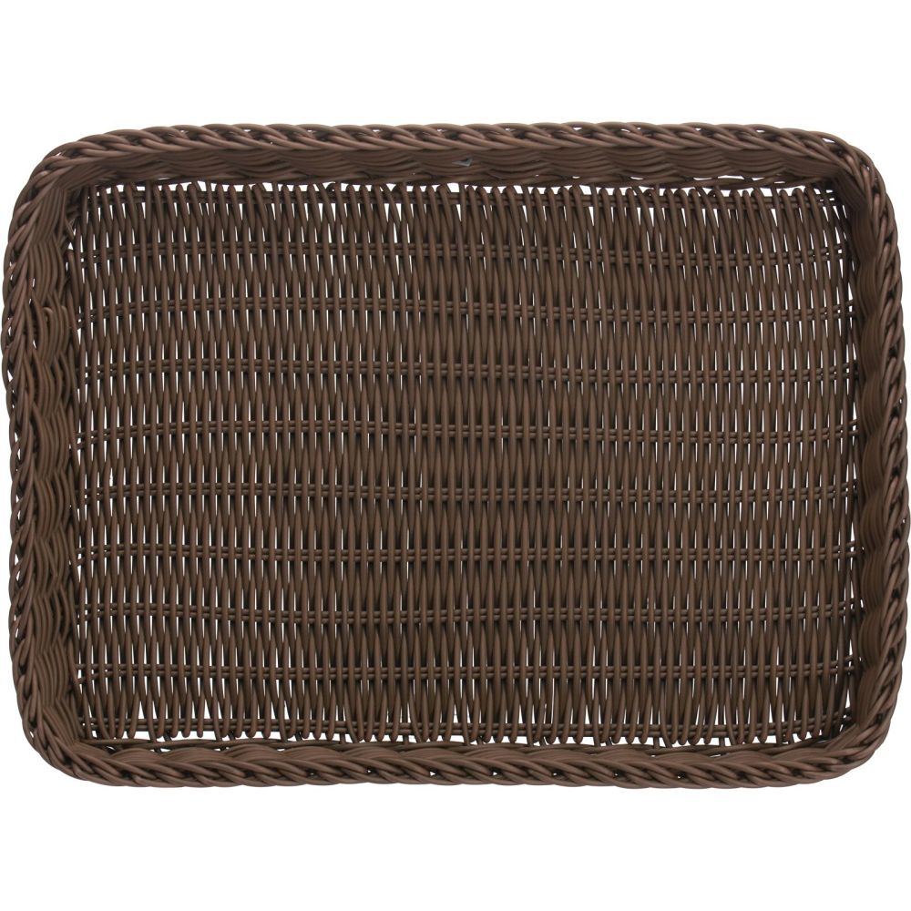 Westmark Tablett eckig, 40 x 30 x 5 cm, braun