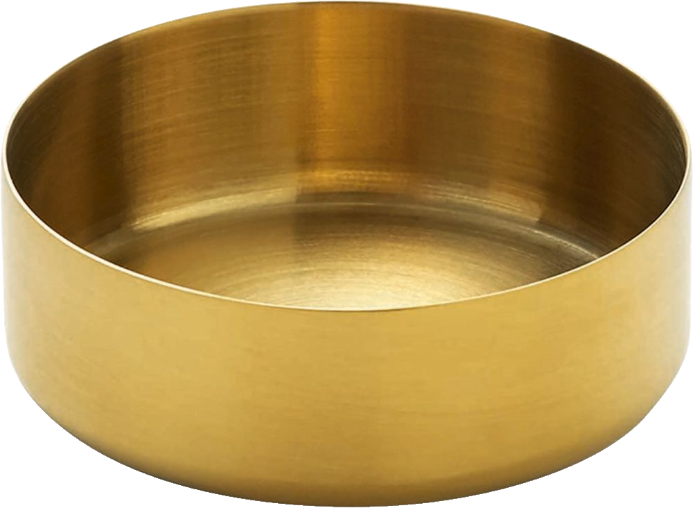 PLAYGROUND Bowl goldfarben klein 8cm PVD coated