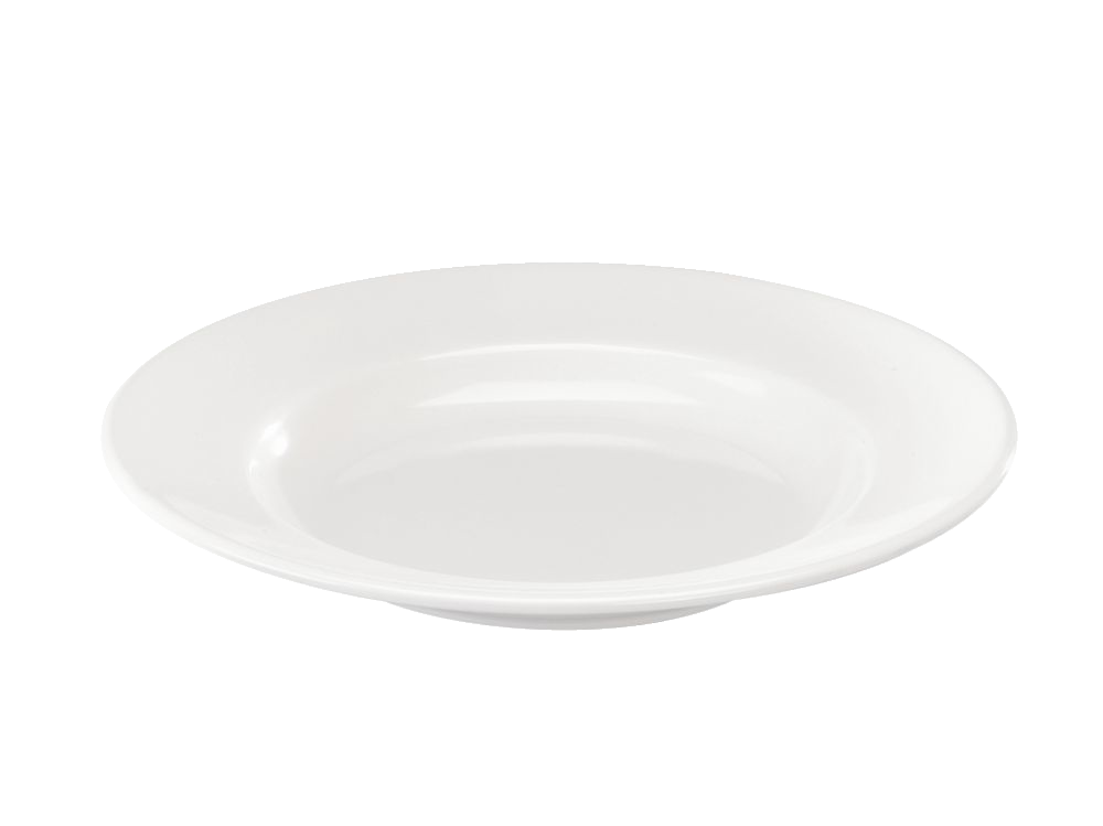 WACA Teller, tief weiss