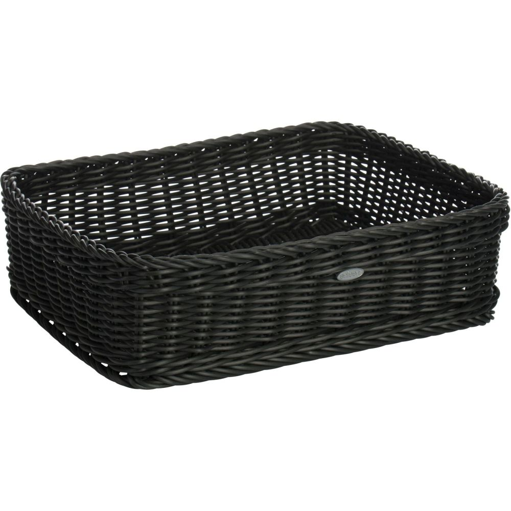 Westmark Gastronorm Korb GN 1/2 , 32,5 x 26,5 x 10 cm, schwarz