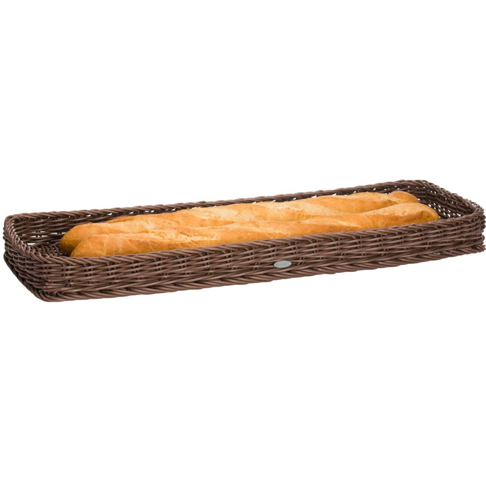 Westmark Tablett eckig, 60 x 20 x 5 cm,braun