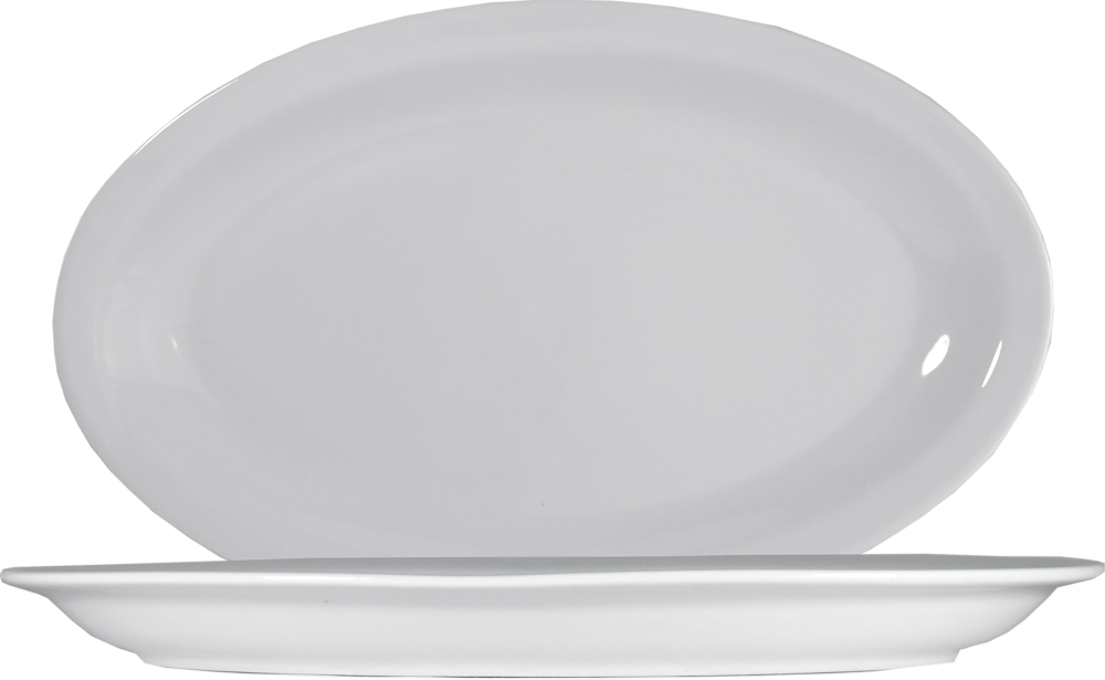 Roma White Platte oval 36cm *