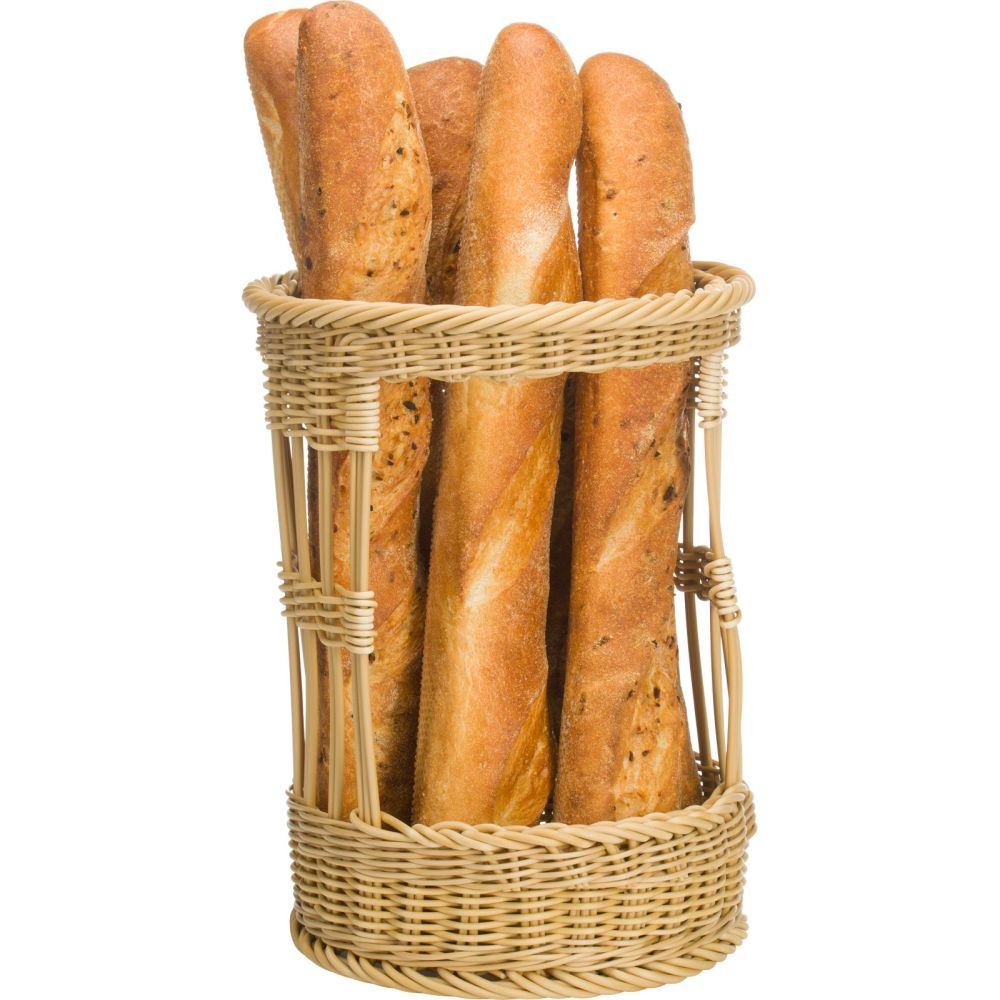 Westmark Präsentationskorb für Baguettes rund, Ø 30 x 38 cm, hellbeige