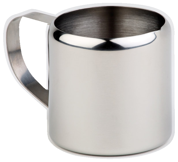 Milchkännchen / Sahnegießer Ø 6 cm, H: 6 cm , Edelstahl