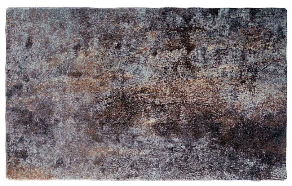 GN 1/4 Tablett -ROCKFACE- 26,5 x 16,2 cm, H: 1,5 cm , Grau