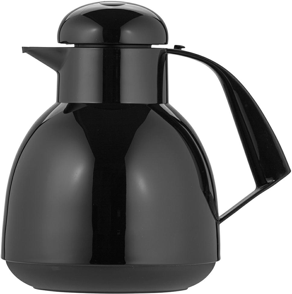 Isolierkanne mit DT 1,0 l schwarz - Helios Day Push -