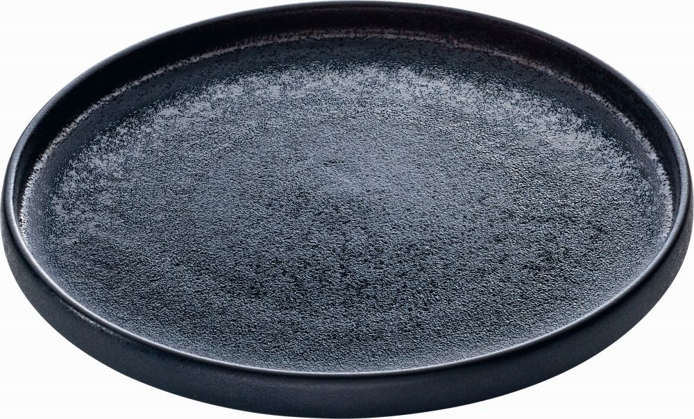 PLAYGROUND Teller flach 27 cm - NARA schwarz/black