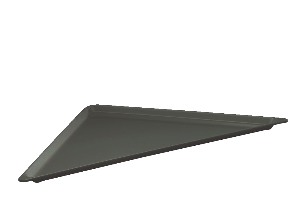 WACA Auslageplatte dreieckig weiss