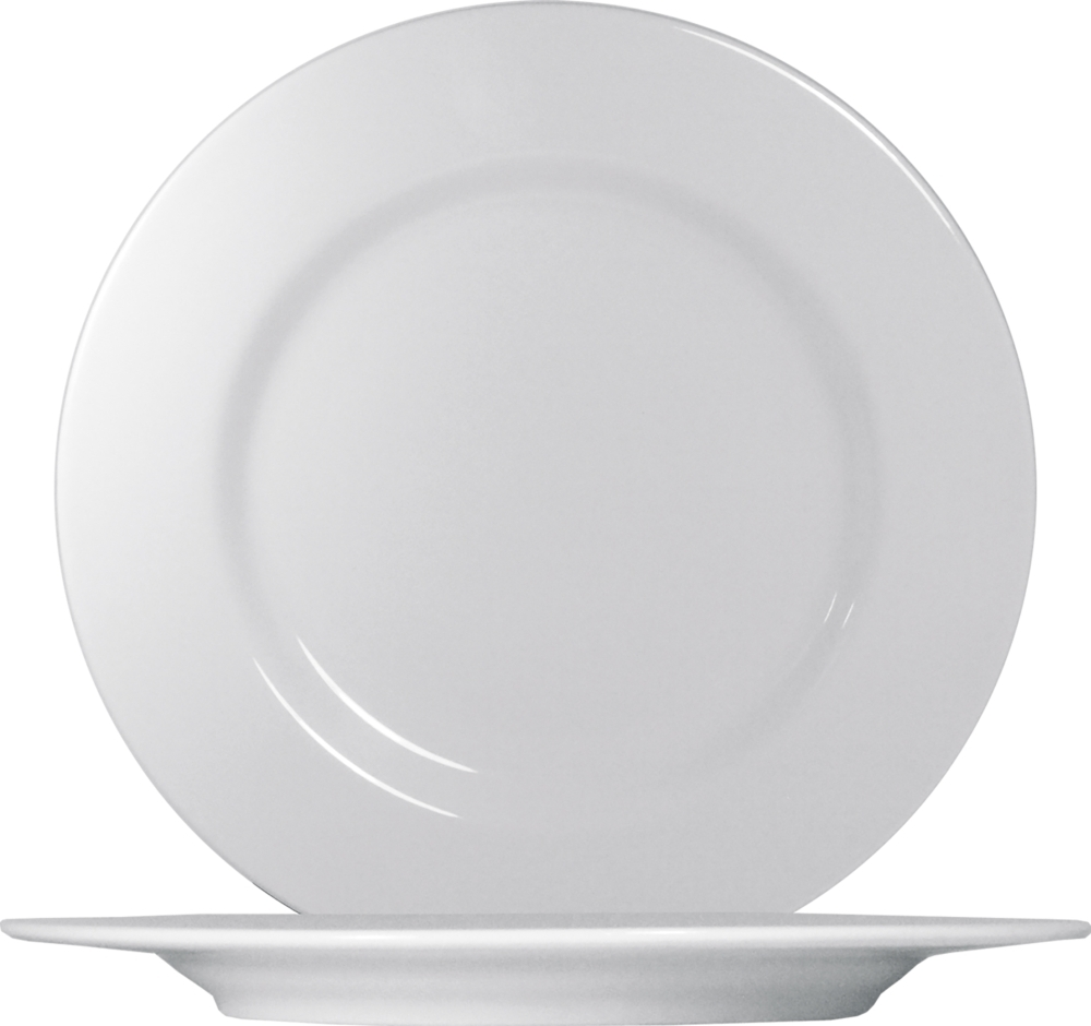 Ischia White Teller flach 28cm *