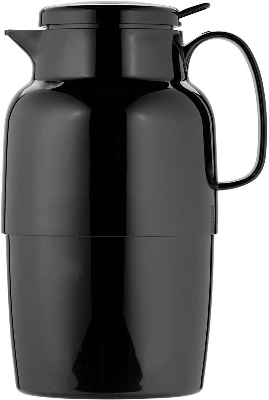 Isolierkanne 2,0 l schwarz m.Drucktaste - Helios Mondo Push -