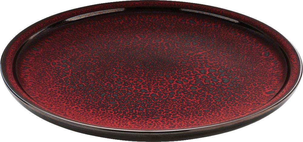 PLAYGROUND Teller flach coup rund 30cm - GLOW