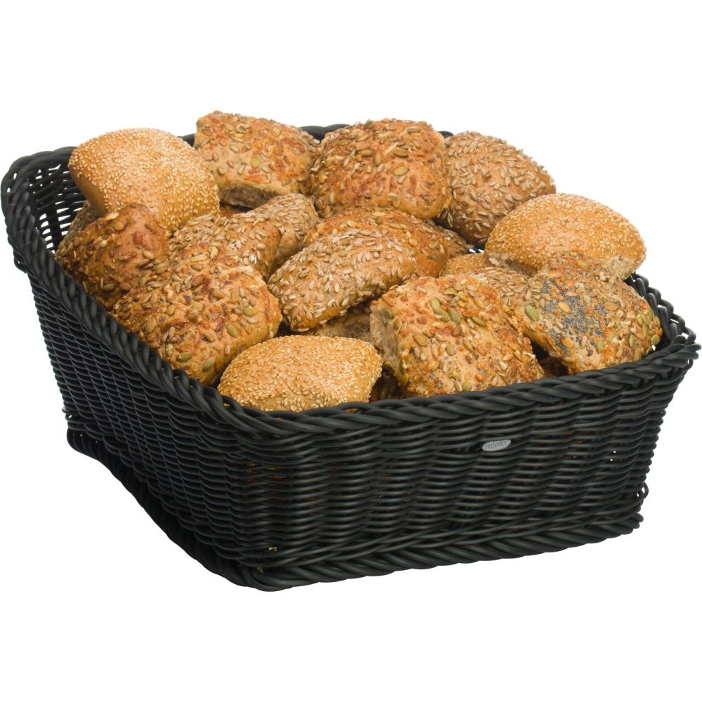 Westmark Präsentationskorb eckig, 42 x 50 x 14/24 cm, schwarz