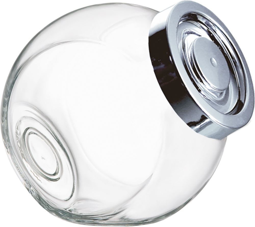 Pandora Dose mit verchromten Deckel *