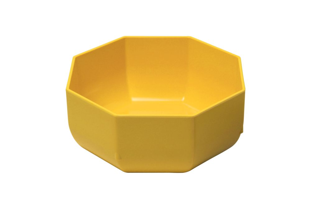 WACA Schüssel achteckig 3000 ml gelb