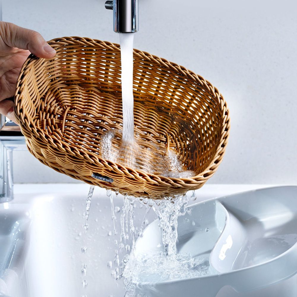 Westmark Präsentationskorb, 40 x 50 x 16/27 cm, braun