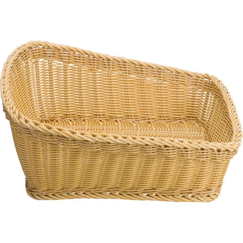 Westmark Präsentationskorb eckig, 52 x 50 x 14/24 cm, hellbeige