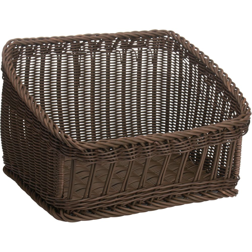 Westmark Präsentationskorb, 40 x 40 x 16/27 cm, braun