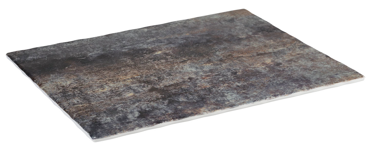 GN 1/2 Tablett -ROCKFACE- 32,5 x 26,5 cm, H: 1,5 cm , Grau