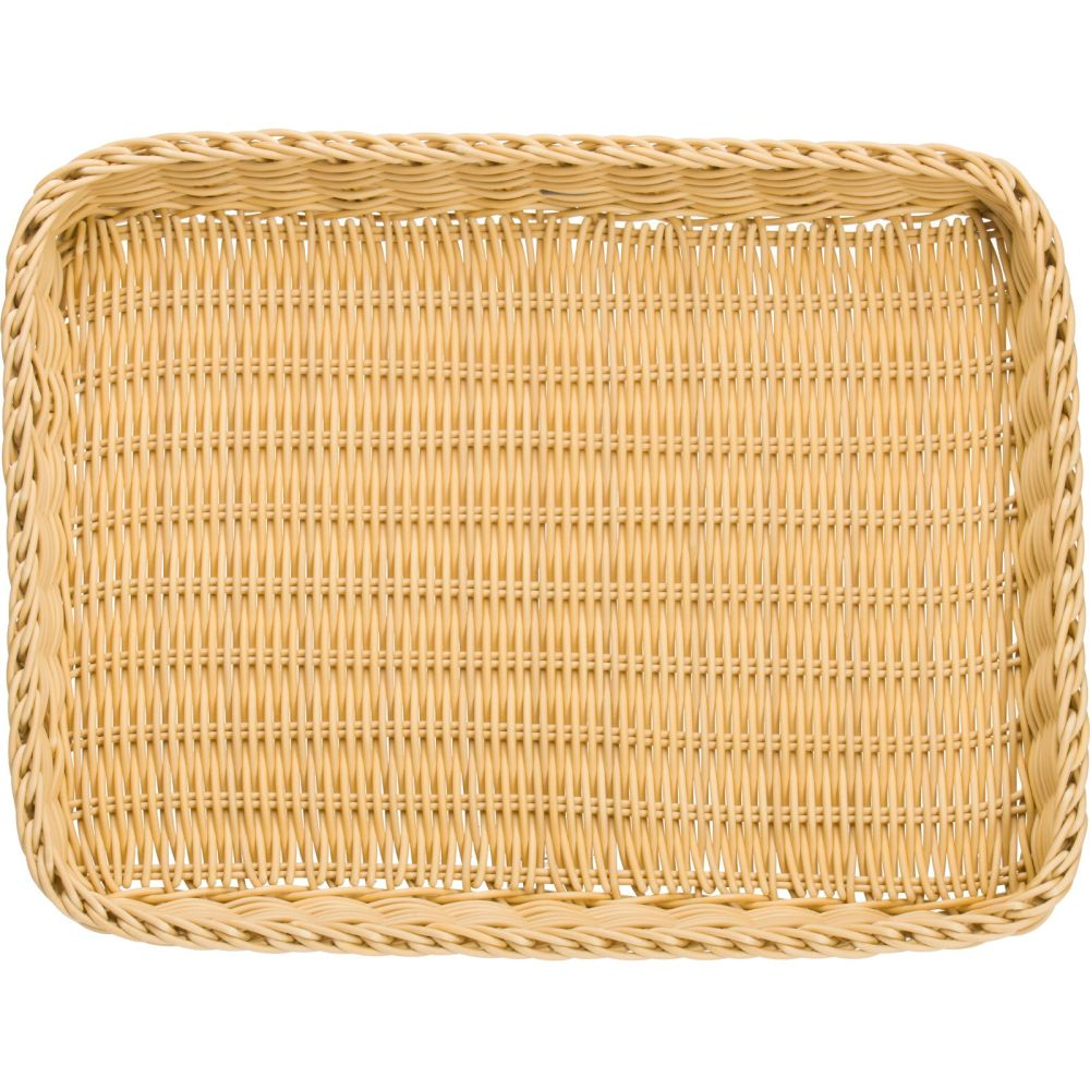 Westmark Tablett eckig, 40 x 30 x 5 cm, hellbeige