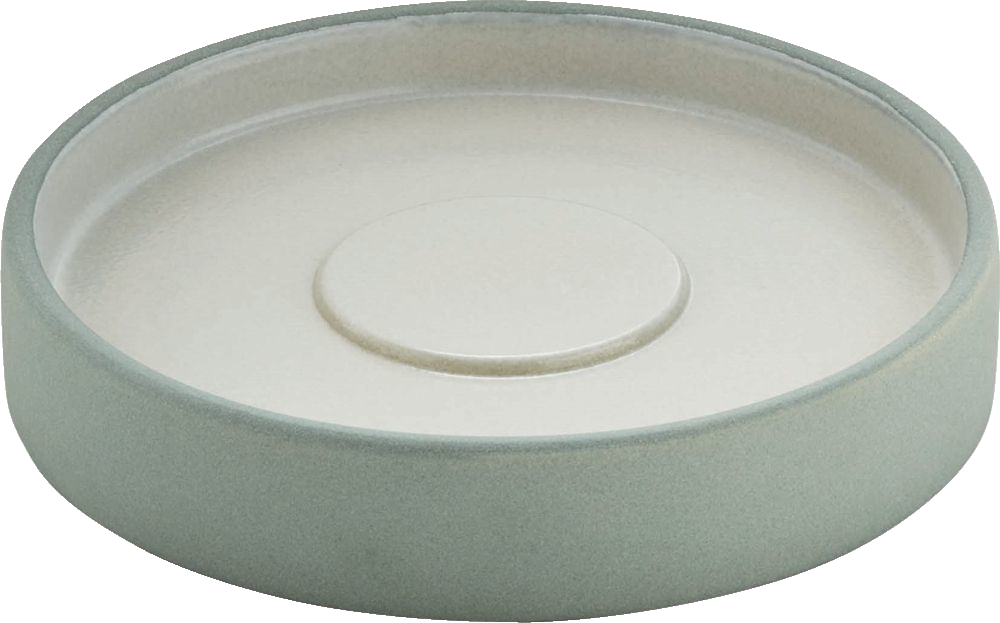 PLAYGROUND Teller/Espresso Untere 14cm - 2in1  grau/weiß grey/white