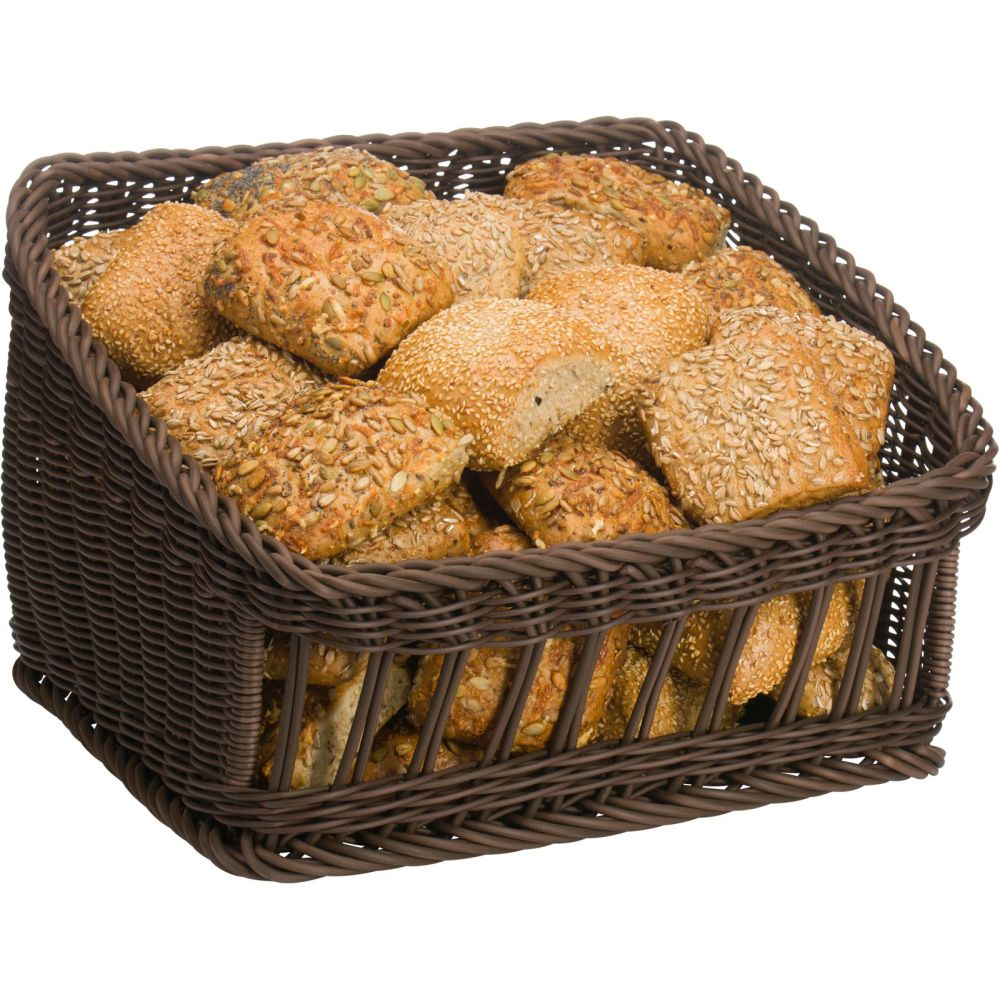 Westmark Präsentationskorb, 40 x 40 x 16/27 cm, braun